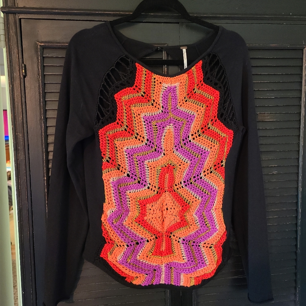 Free people crochet top